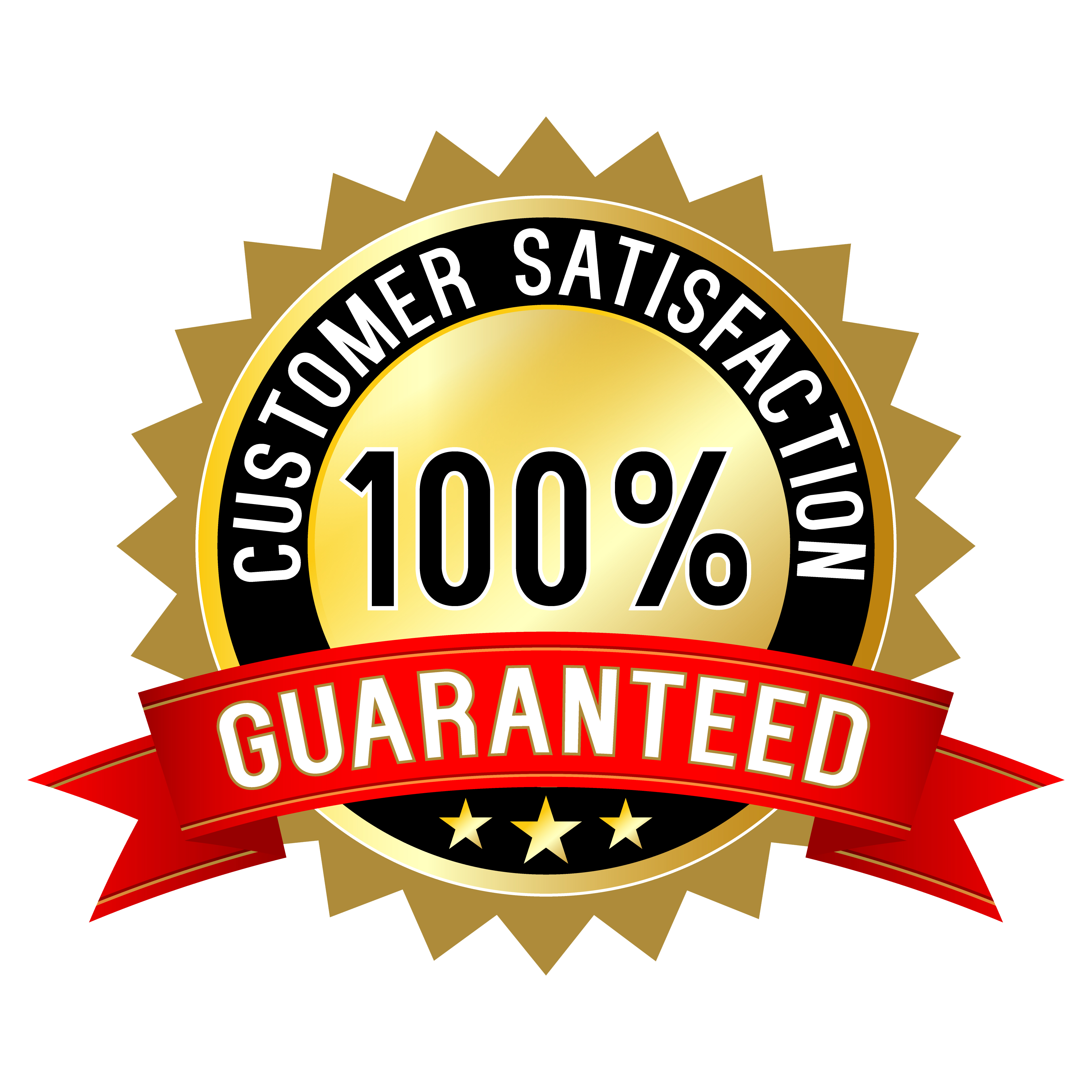 100% Satisfaction Guaranteed badge