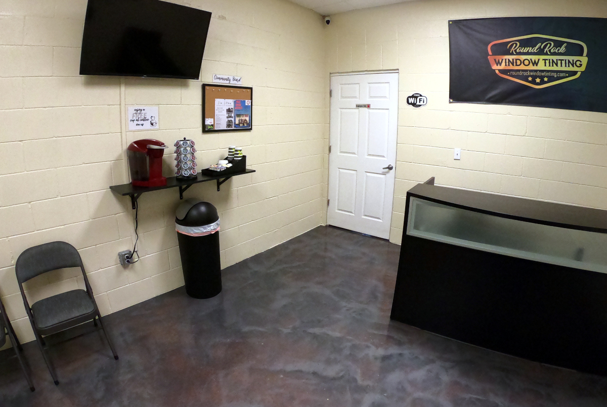 Round Rock Window Tinting Waiting Room
